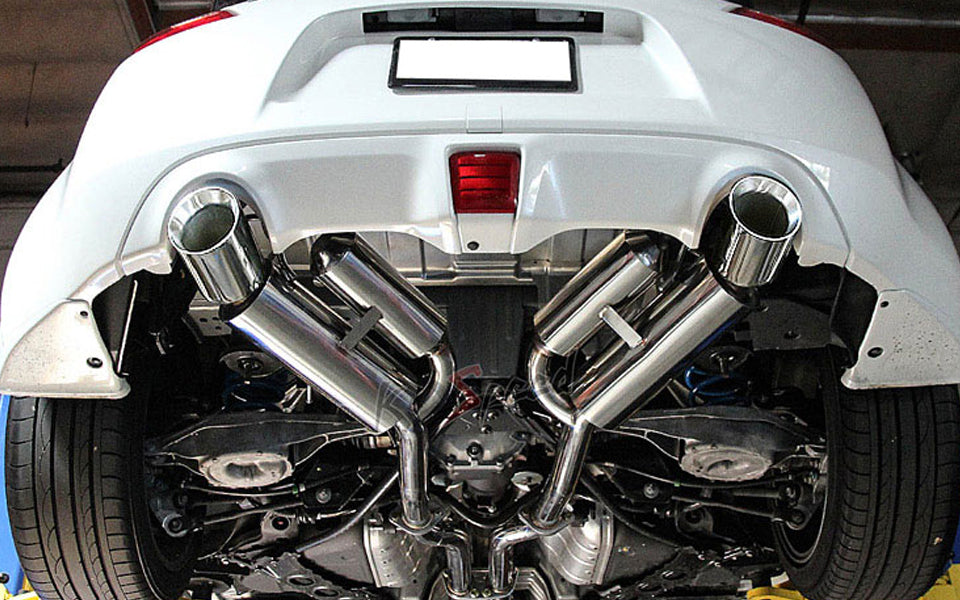 What holds exhaust in place?