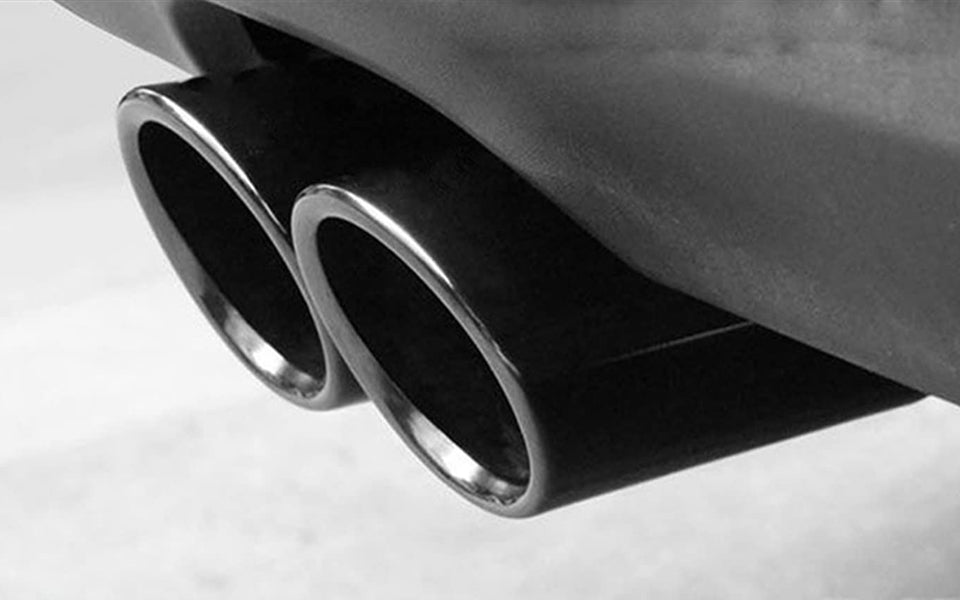 aFe Takeda SS Clamp-On Exhaust Tip 2.5in Inlet / 4.5in Outlet Blue Flame | Universal (49T25454-L07)