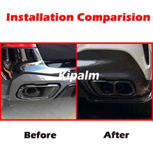 Load image into Gallery viewer, 1 Pair OEM Style Stainless Steel Square BMW X5 G05 X6 G06 X7 G07 Exhaust Muffler Pipe Car Tail Tips