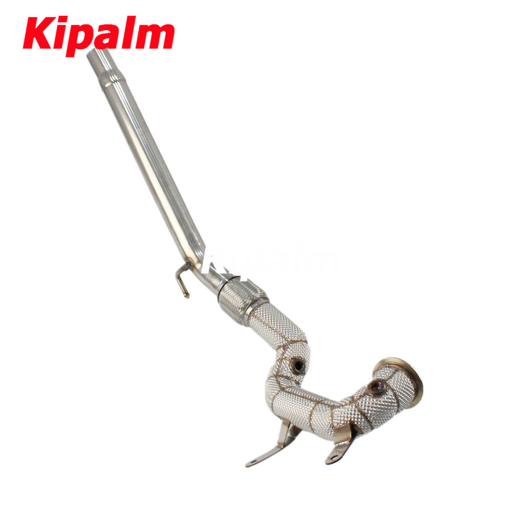 1PC Stainless Steel Car Performance Downpipe for Audi A3 1.4T/1.8T/2.0T 2014-2020