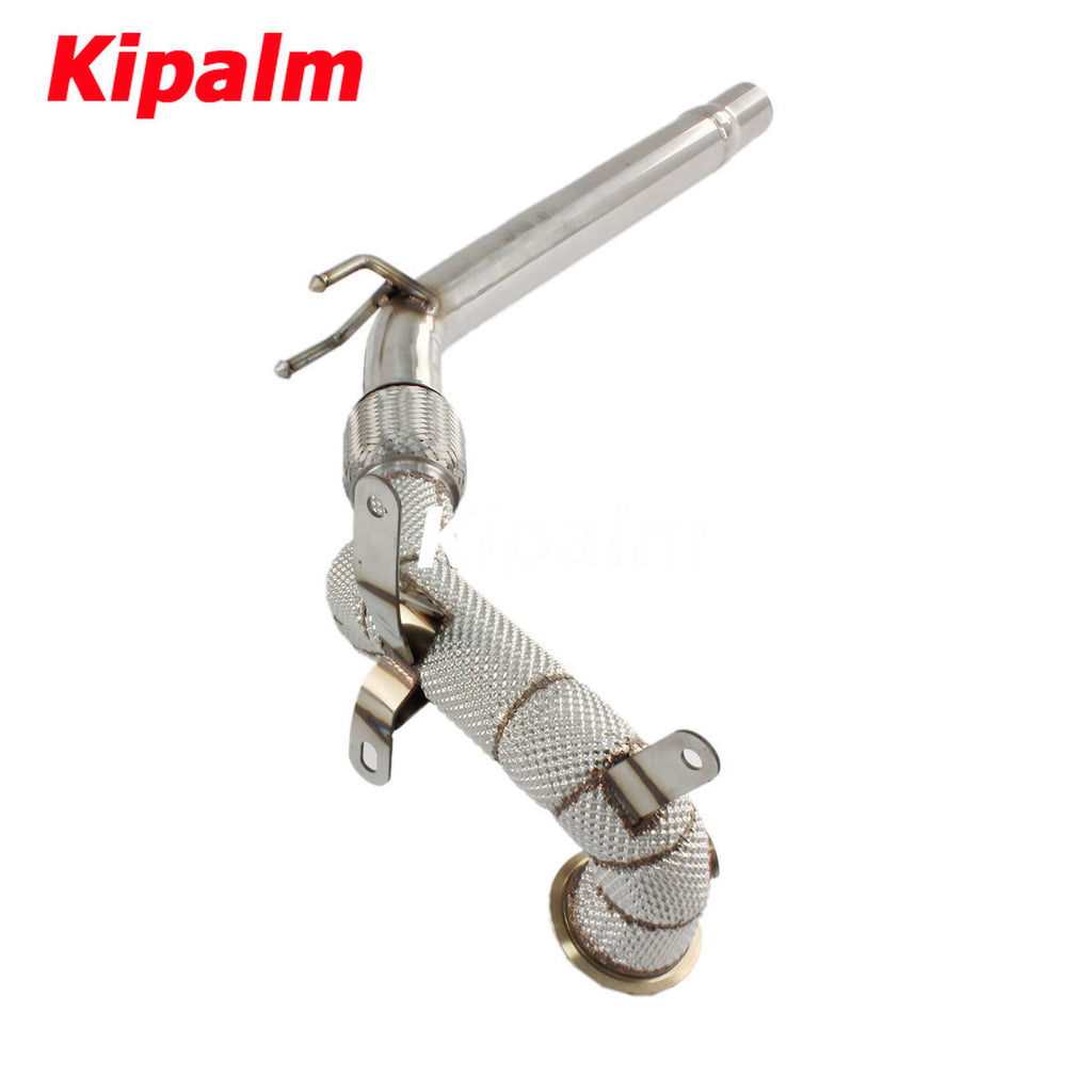 1PC Stainless Steel Car Performance Downpipe for Audi A3 1.4T/1.8T/2.0T 2014-2020