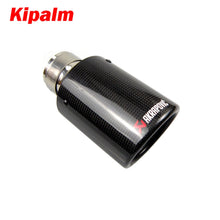 Load image into Gallery viewer, 2PCS Real Carbon Fiber Rear Exhaust Muffler Tip Pipe for Honda Civic Hatchback 2020-2021