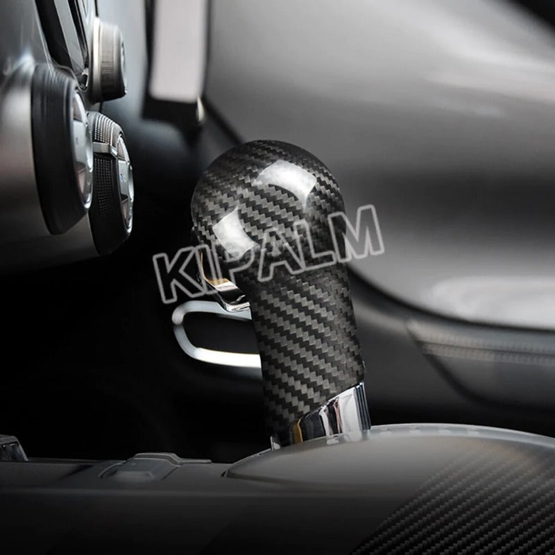 Chevrolet Camaro 2010 2011 2012 2013 2014 2015 Carbon Fiber Car Gear Head Shift Knob Cover Stickers Interior Trim