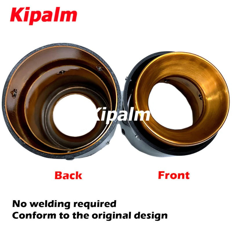 1 PC Forged Polished Black Carbon Exhaust Tip Tips, For Mini - Foto 12