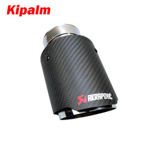 Load image into Gallery viewer, 2PCS Real Carbon Fiber Rear Exhaust Muffler Tip Pipe for Honda Civic Hatchback 2020-2021