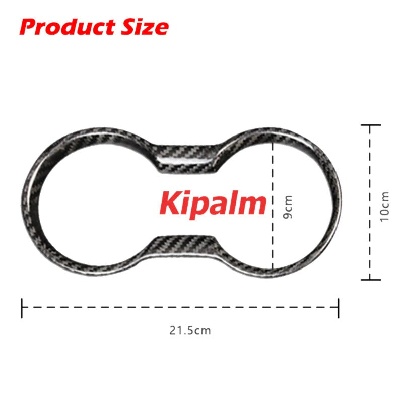 Car Interior Accessories Parts Central Control Cup Holder Panel Patch Decorative Stickers For Ford Mustang 2015