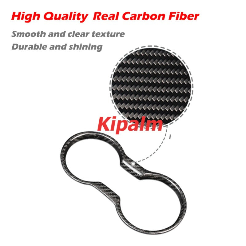 Car Interior Accessories Parts Central Control Cup Holder Panel Patch Decorative Stickers For Ford Mustang 2015