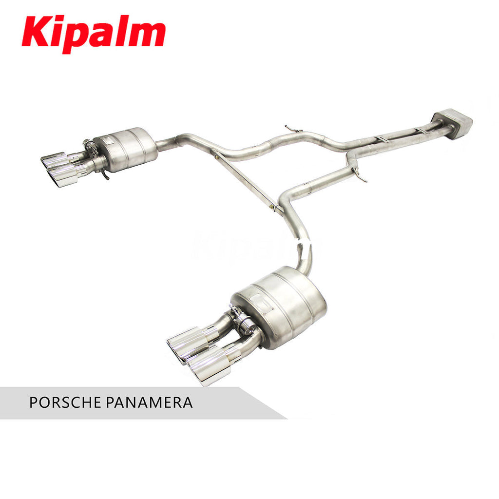 Stainless Steel Exhaust System Performance Cat-back for Porsche Panamera 3.6T 4.8T 2010-2013