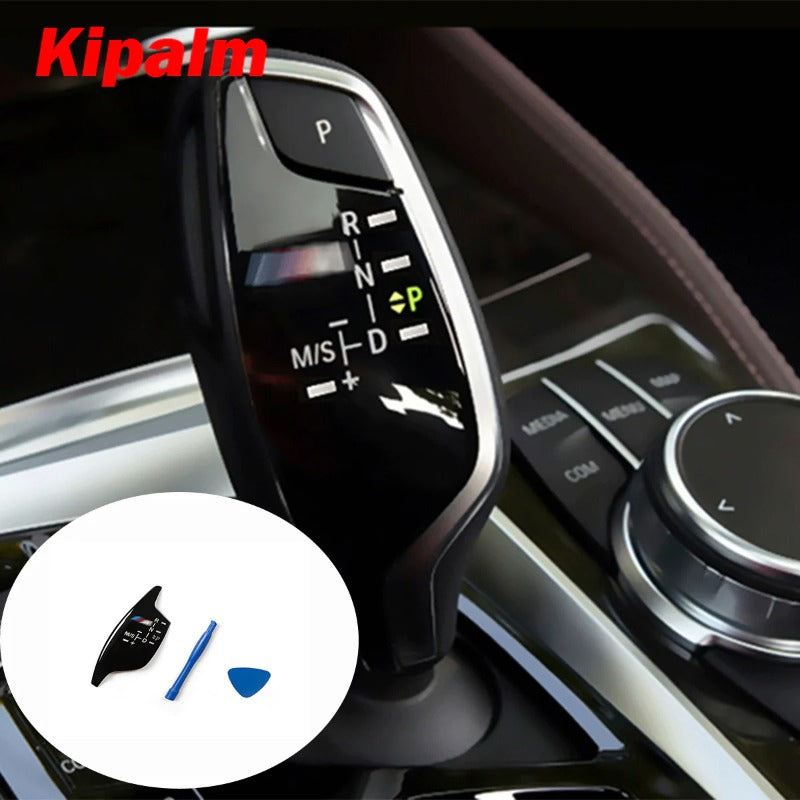bmw gear knob Gear Shift Knob Lever PanelFor BMW F01 F10 F30 F34 F36 E70 E71 G01 G30