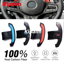 Load image into Gallery viewer, 2PCS Replacement Carbon Interior Parts Gear Shift Paddle For BMW 3 4 5 Series X5