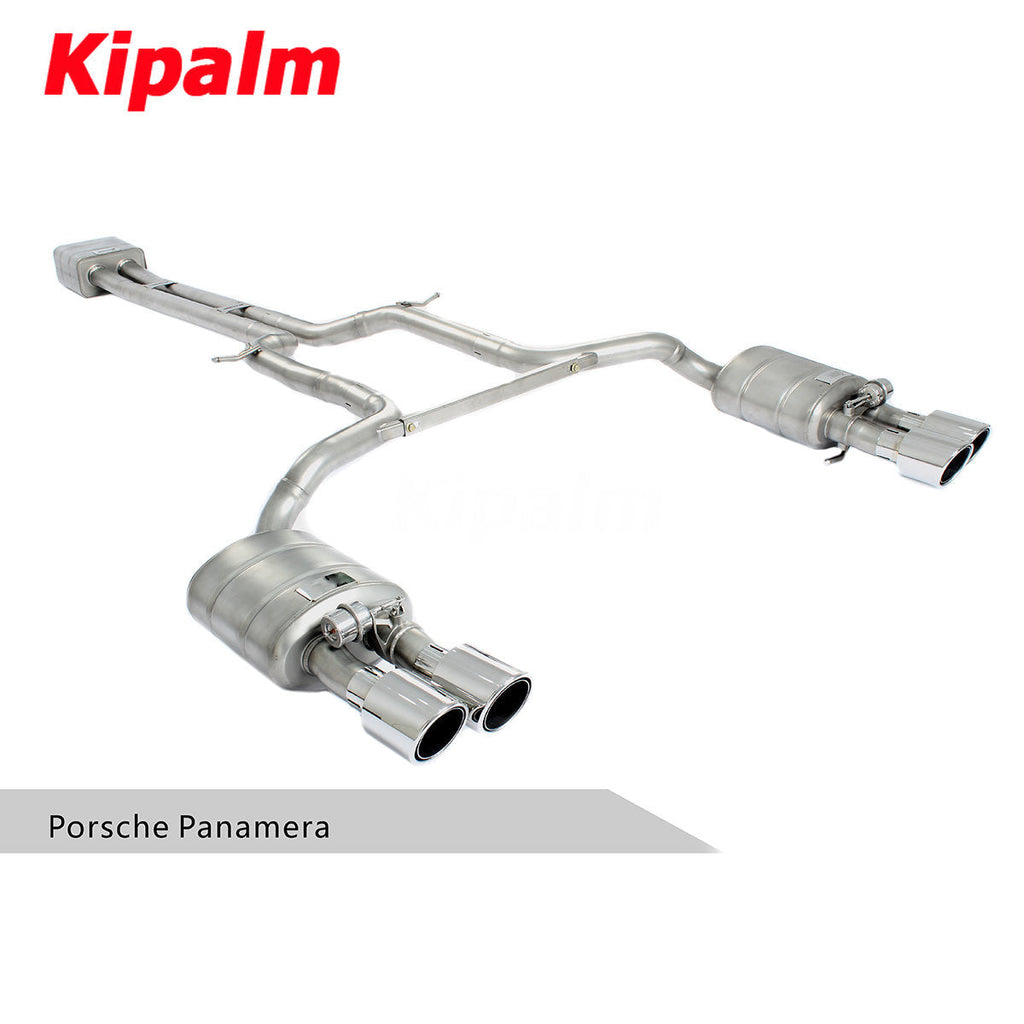 Stainless Steel Exhaust System Performance Cat-back for Porsche Panamera 3.6T 4.8T 2010-2013