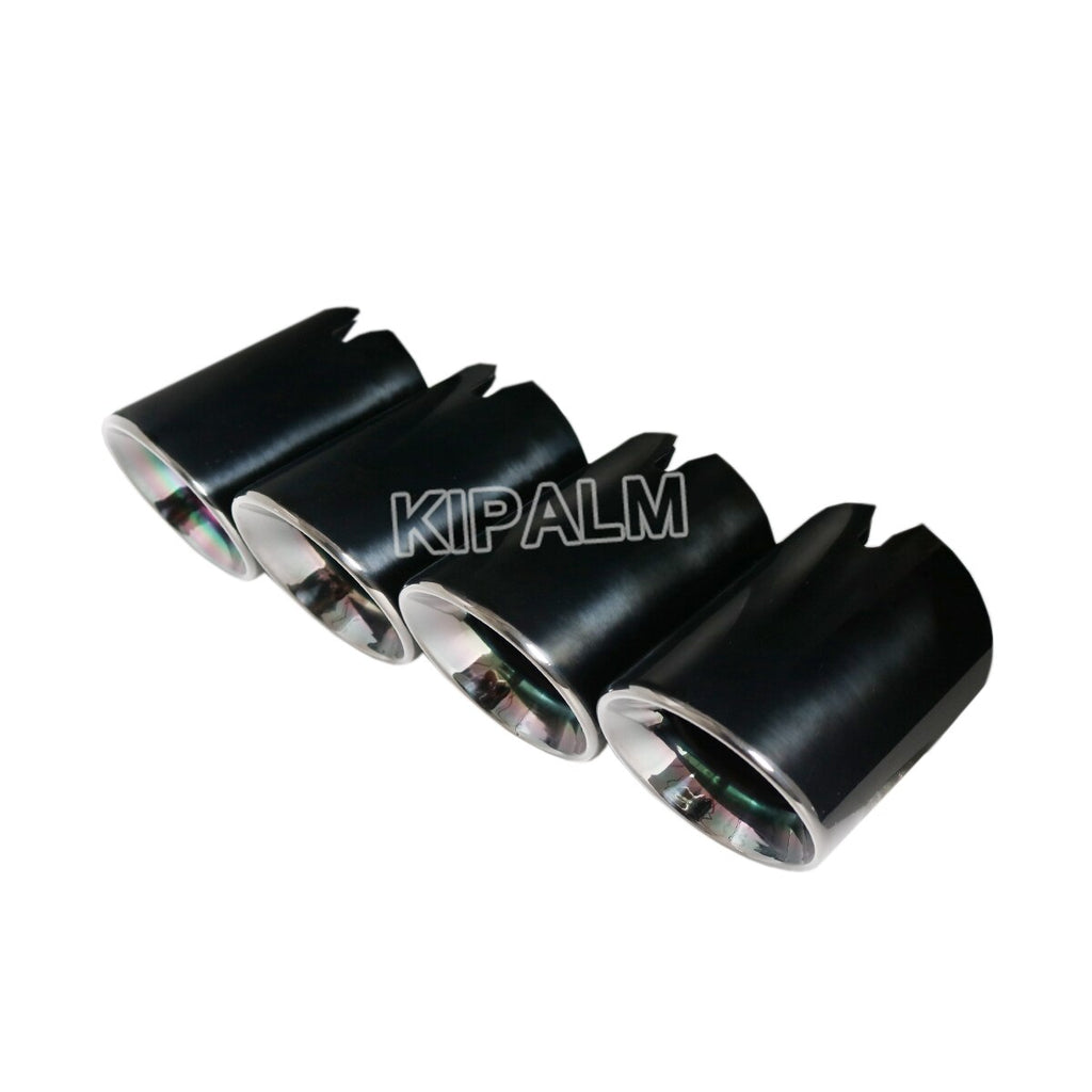 4PCS BMW M3 F80 M4 F82 F83 Muffler System 304 Stainless Steel Slip-on Exhaust Tips