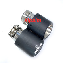 Load image into Gallery viewer, Remus Performance Sport Exhaust Tips Car Universal Oval Matte Carbon Fiber Exhaust Muffler Pipe