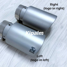 Load image into Gallery viewer, 1PC 304 Stainless Steel Car Muffler Tip Exhaust Pipe System for VW Golf 6 Golf 7 Golf R GTI Tiguan Muffler Cutter