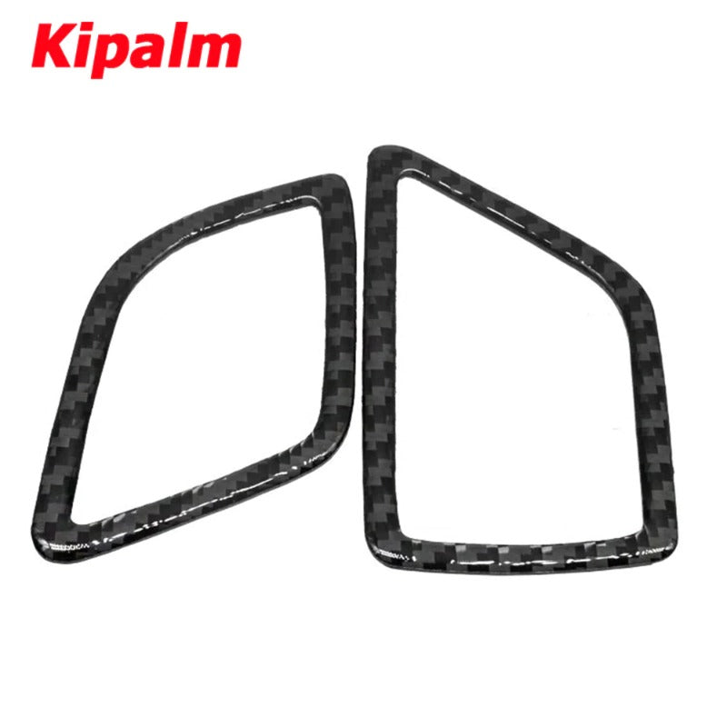 Car Modification Accessories Stickers Carbon Fiber Air Vent Outlet Frame for BMW New 5 Series 2018