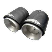 Load image into Gallery viewer, 1PC Carbon Fiber Exhaust Tip Muffler Tips Fit for Mini Cooper R55 R56 R57 R58 R59 R60 R61 F54 F55 F56 F57 F60 Mini Tail Pipe Tip