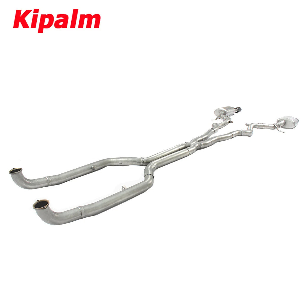 304 Stainless Steel Cat-back Fit for BMW M5 F10 2014 4.4T With Dual Exhaust Tip