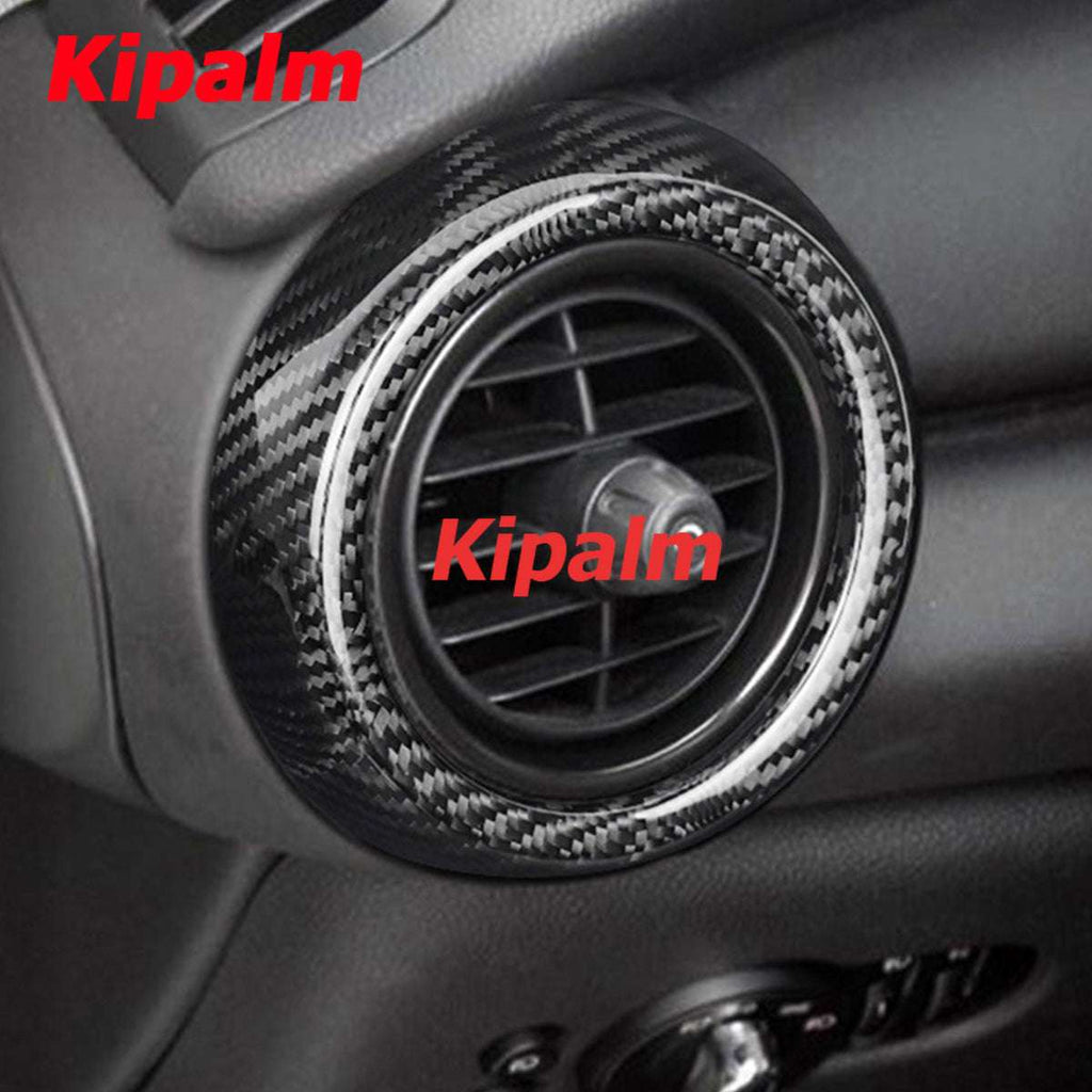 1 PC Real Dry Carbon Fiber Front Air Vent Cover Decorative Trim for MINI F54 F55 F56 F57 F60 2020-2023