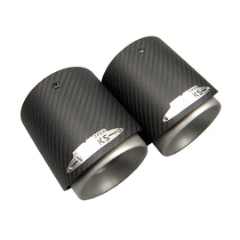 1PC Carbon Fiber Exhaust Tip Muffler Tips Fit for Mini Cooper R55 R56 R57 R58 R59 R60 R61 F54 F55 F56 F57 F60 Mini Tail Pipe Tip