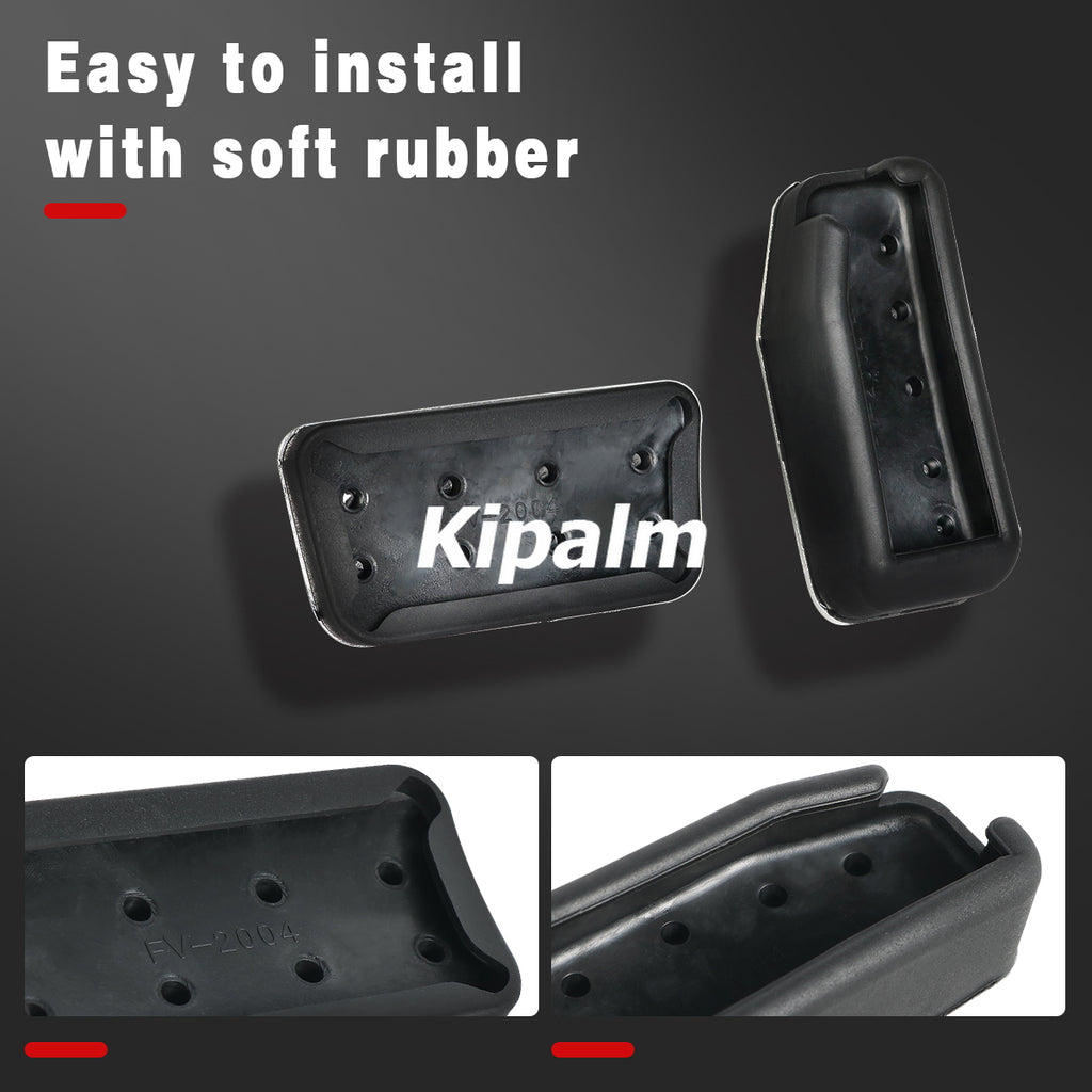 2pcs Aluminum Alloy Car Foot Rest Pedal Pads Cover with Rest Pedals Gas Brake Rest Pedal for Honda HRV
