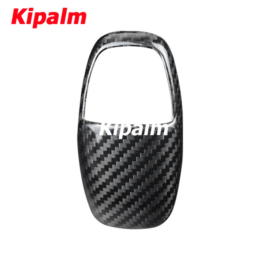 Real Carbon Fiber Car Gear Shift Cover Trim For Dodge Challenger Accessories 2015-2020