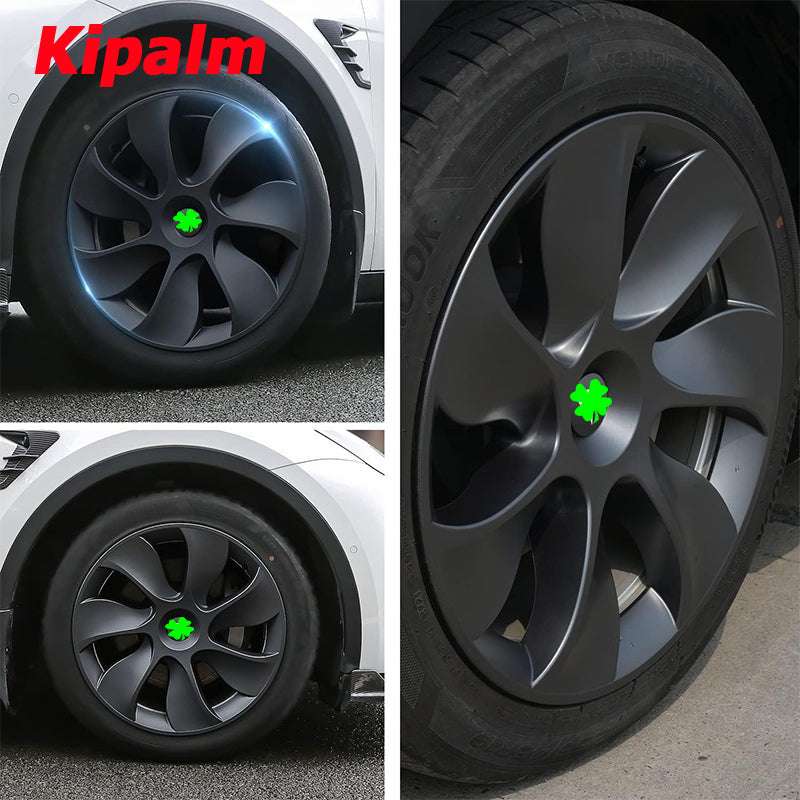 1Set 19'' Wheel Cover Cap Tesla Model Y Full Coverage Sport Replacement Vehicle Hubcaps