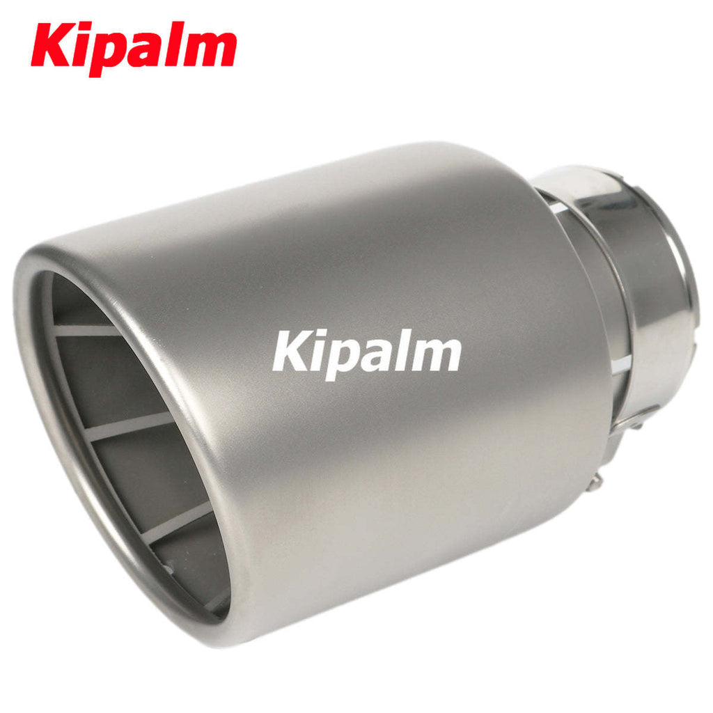 1PC Square Holes 304 Stainless Steel Car Muffler Tip Exhaust Pipe System for VW Golf 6 Golf 7 Golf R GTI Tiguan Muffler Cutter