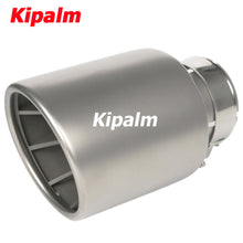 Load image into Gallery viewer, 1PC Square Holes 304 Stainless Steel Car Muffler Tip Exhaust Pipe System for VW Golf 6 Golf 7 Golf R GTI Tiguan Muffler Cutter