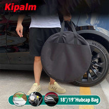 Load image into Gallery viewer, 1PC Multi-Functional Model 3/Y Aero Wheel Cover Hubcap Oxford Cloth Storage Bag with Large Capacity