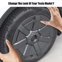 Load image into Gallery viewer, 4PCS Replacement Tesla 19&#39;&#39;  Matte Black Wheel Cover Cap Model Y Full Cover Car Hubcaps