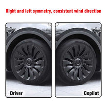 Load image into Gallery viewer, 4PCS Tesla Model Y 2023 Symmetrical Full Coverage Sport 19 Inch Wheel Cover Cap Replacement Vehicle Hubcaps Accessories