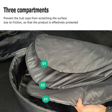 Load image into Gallery viewer, 1PC Multi-Functional Model 3/Y Aero Wheel Cover Hubcap Oxford Cloth Storage Bag with Large Capacity