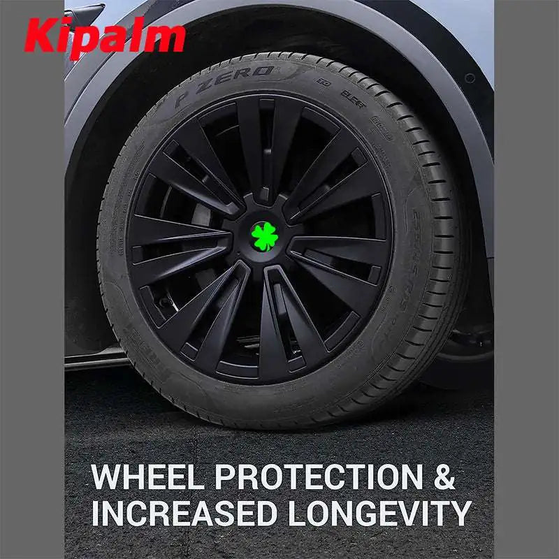 WHCY003 New Brand Style ABS Tesla Model Y Wheel Protection Cover Hubcap Replacement Parts (4pcs/set)