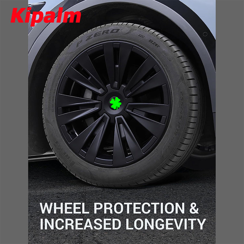 WHCY003 New Brand Style ABS Tesla Model Y Wheel Protection Cover Hubcap Replacement Parts (4pcs/set)