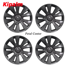 Load image into Gallery viewer, WHC3005 4PCS Tesla Model 3-18'' Wheel Covers Rim Cap Matte Black Hubcaps