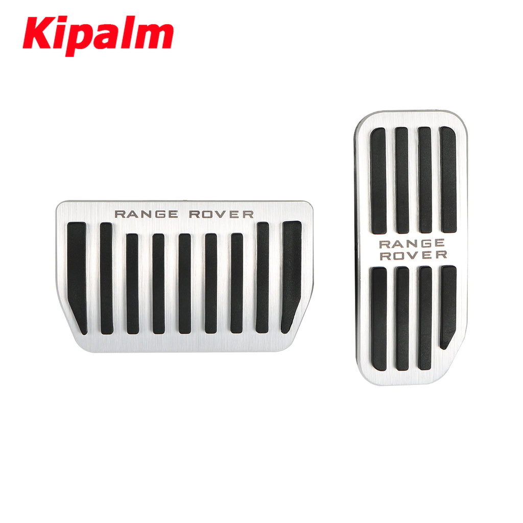 No Drill Gas Brake Pedal for Land Rover Evoque Discovery Sport Auto Aluminum Gas Accelerator Pedal and Brake Pedal with Logo