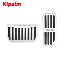 Load image into Gallery viewer, No Drill Gas Brake Pedal for Land Rover Evoque Discovery Sport Auto Aluminum Gas Accelerator Pedal and Brake Pedal with Logo