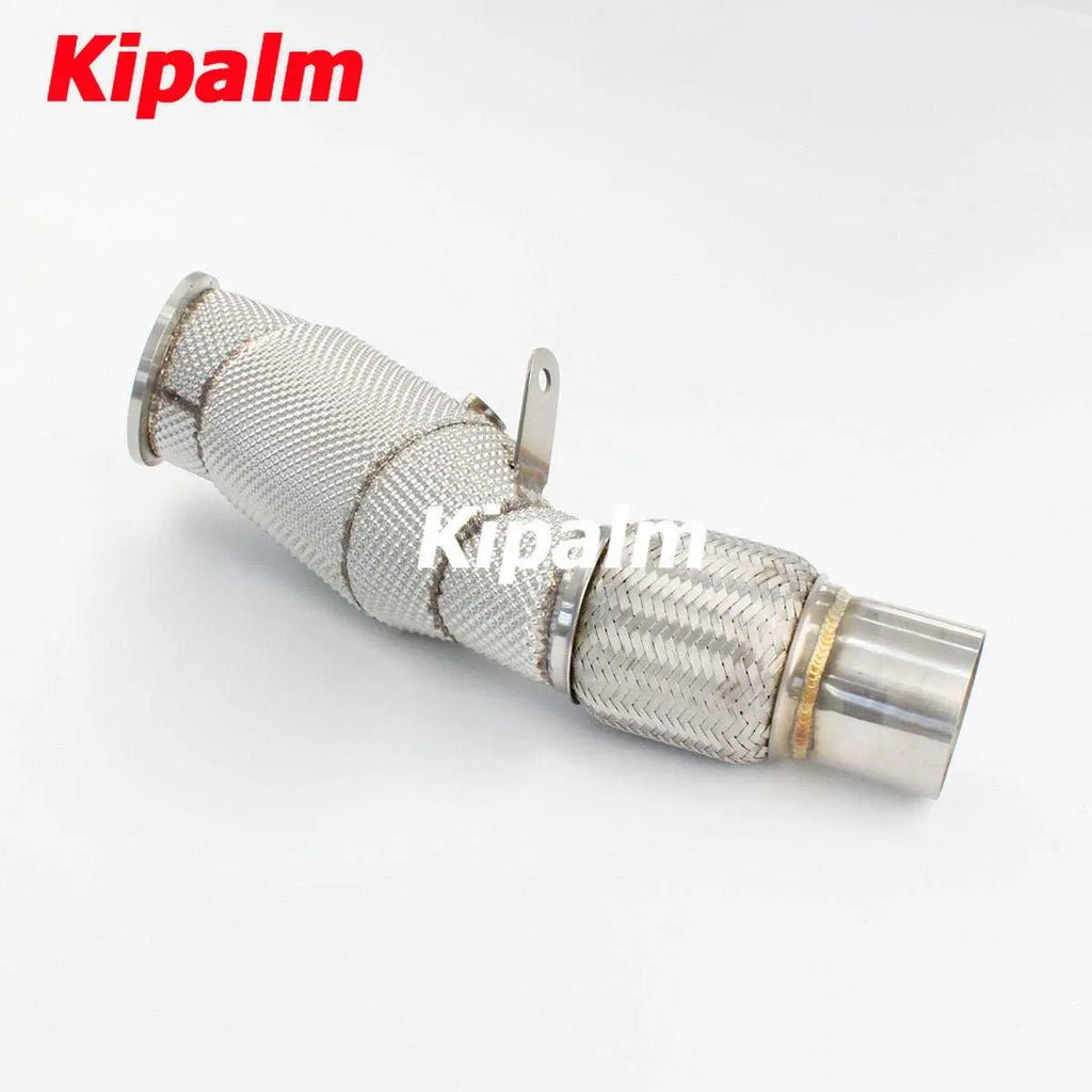 1PC Performance Downpipe with Heat Shield for BMW 3 Series B48 2.0T 2017 2018 2019