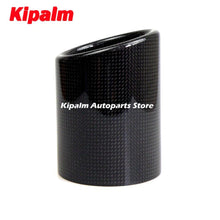 Load image into Gallery viewer, 1PCS Car Universal Exhaust Pipe Carbon Fiber Cover Muffler Pipe Case Housing Without Logo