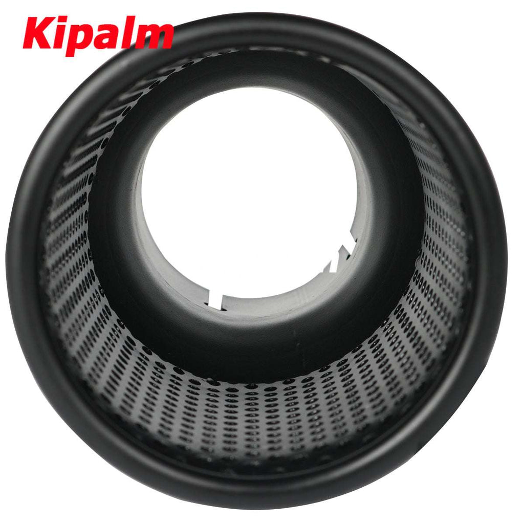 1PC Matte Black 304 Stainless Steel Mesh Inner Pipe Car Muffler Tip Double Layers Exhaust Pipe