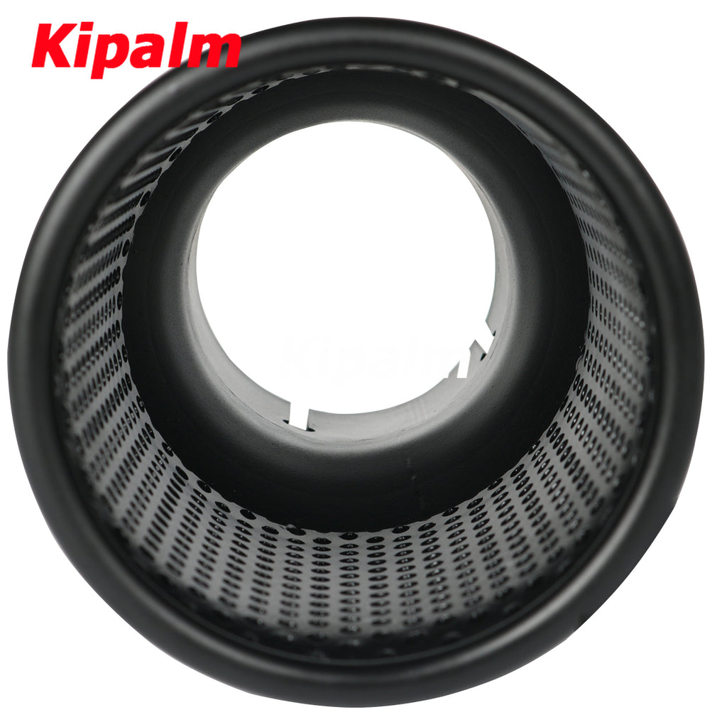 1PC Matte Black 304 Stainless Steel Mesh Inner Pipe Car Muffler Tip Double Layers Exhaust Pipe