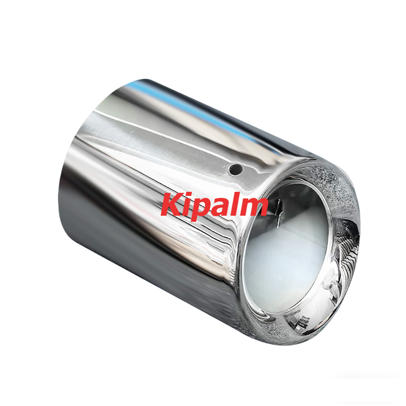 2 PCS Blue Stainless Steel Exhaust Pipe Chrome OEM Muffler Tip Fits for BMW X3 X4 2018-2021