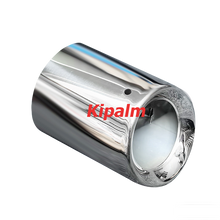 Load image into Gallery viewer, 2 PCS Blue Stainless Steel Exhaust Pipe Chrome OEM Muffler Tip Fits for BMW X3 X4 2018-2021