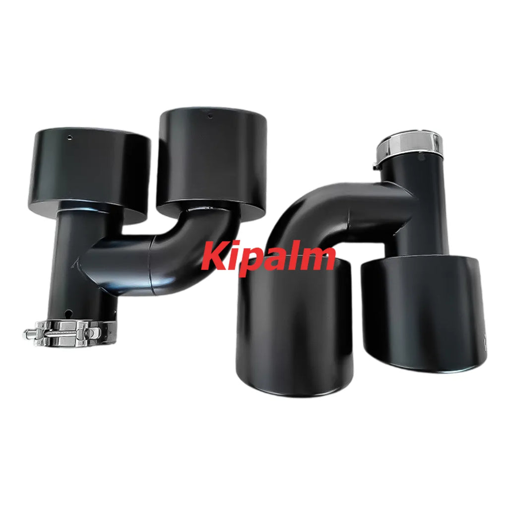 Matte Black Stainless Steel Exhaust Tail Tips for VW Golf