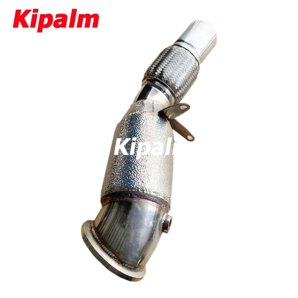 1PC Performance Downpipe with Heat Shield for BMW 3 Series B48 2.0T 2017 2018 2019