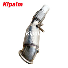 Load image into Gallery viewer, 1PC Performance Downpipe with Heat Shield for BMW 3 Series B48 2.0T 2017 2018 2019