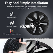 Load image into Gallery viewer, WHCY002 Fits for Tesla Model Y Wheel Protection Cover Hubcap Replacement Kits (4pcs)