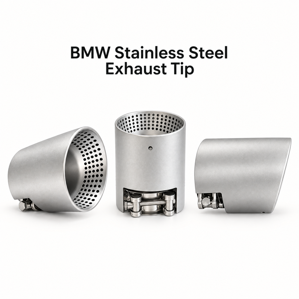 1 PCS Universal Stainless Steel Exhaust Tip for BMW F87 F80 F82 F83 F90 M2 M3 M4 Performance Tailpipe Upgrade