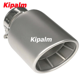 1PC Square Holes 304 Stainless Steel Car Muffler Tip Exhaust Pipe System for VW Golf 6 Golf 7 Golf R GTI Tiguan Muffler Cutter