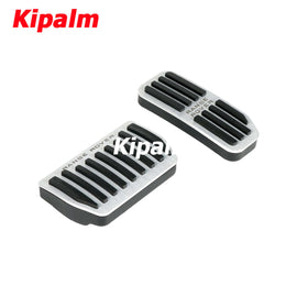 No Drill Gas Brake Pedal for Land Rover Evoque Discovery Sport Auto Aluminum Gas Accelerator Pedal and Brake Pedal with Logo